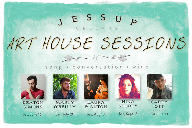 Jessup Cellars 'Art House Sessions' 2018 Line Up